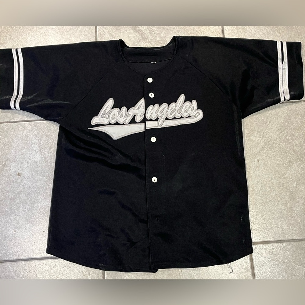 Los Angeles baseball jersey size XL preowned all stitched